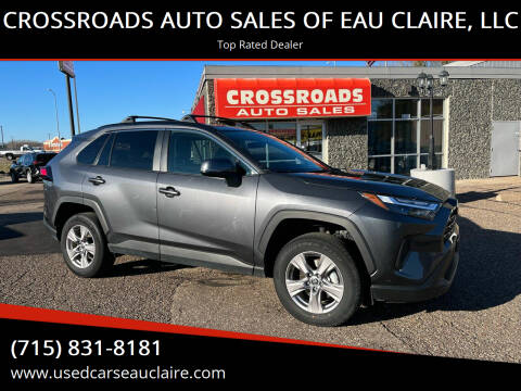 2022 Toyota RAV4 for sale at CROSSROADS AUTO SALES OF EAU CLAIRE, LLC in Eau Claire WI
