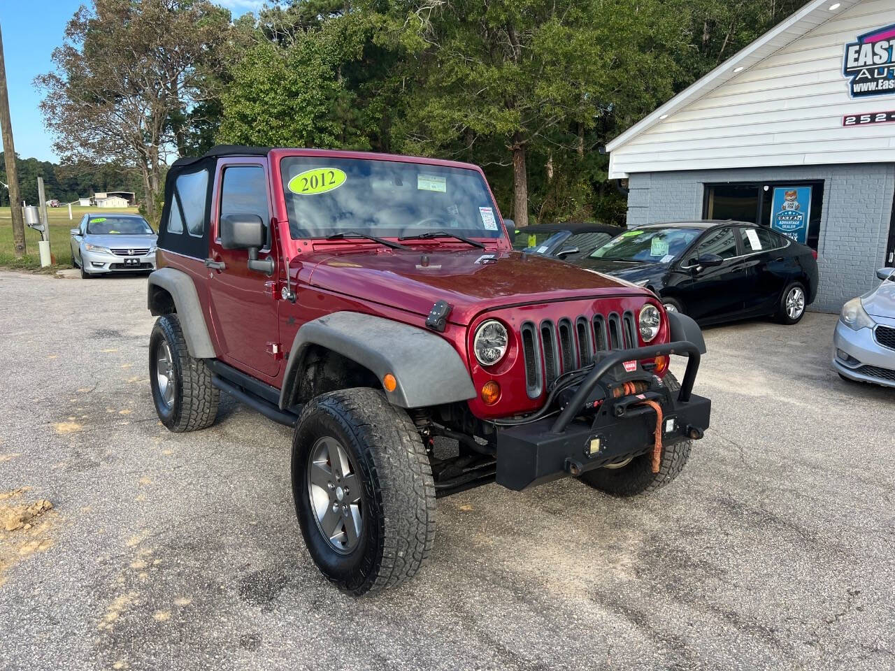 2012 Jeep Wrangler for sale at EAST CAROLINA AUTO GROUP LLC in Wilson, NC