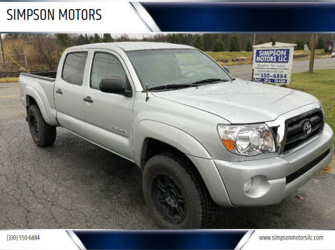 2007 Toyota Tacoma for sale at SIMPSON MOTORS in Youngstown OH