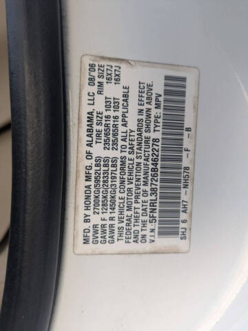 2006 Honda Odyssey