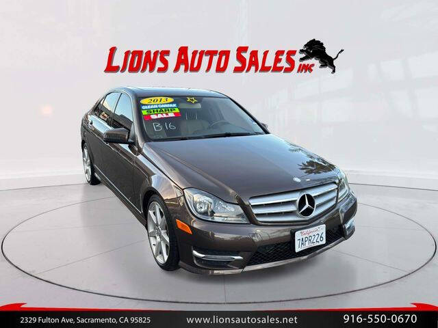 2013 Mercedes-Benz C-Class for sale at LIONS AUTO SALES in Sacramento CA