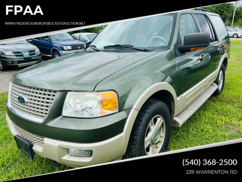2005 Ford Expedition for sale at FPAA in Fredericksburg VA