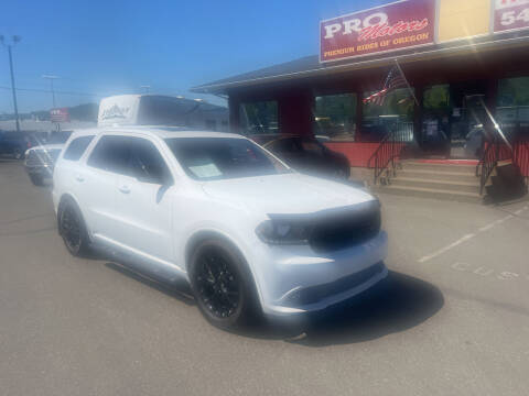 2016 Dodge Durango for sale at Pro Motors in Roseburg OR