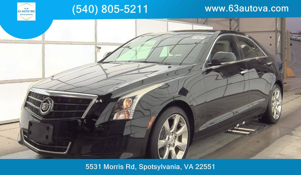 2013 Cadillac ATS for sale at 63 Auto Inc in Spotsylvania, VA