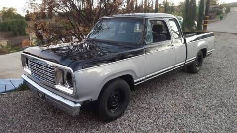 1978 Dodge D100 Pickup for sale at Classic Car Deals in Cadillac MI