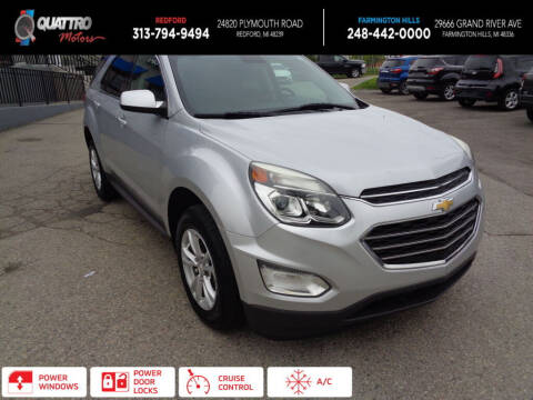 2017 Chevrolet Equinox for sale at Quattro Motors 2 in Farmington Hills MI