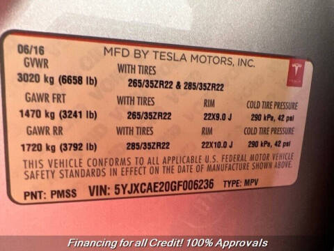 2016 Tesla Model X 90D