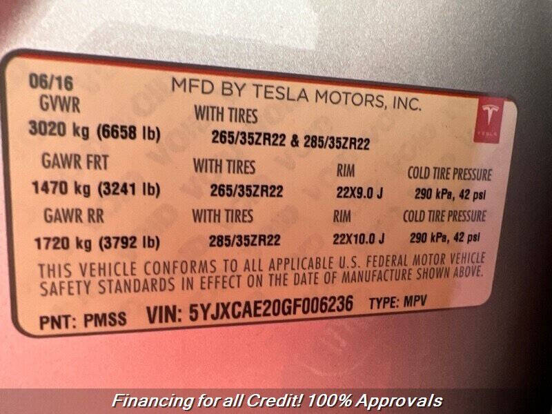 2016 Tesla Model X 90D