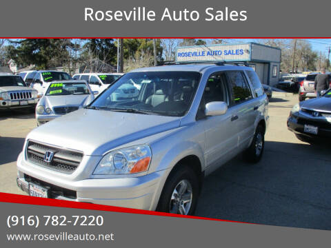 2005 Honda Pilot for sale at Roseville Auto Sales in Roseville CA