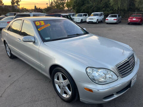 2003 Mercedes-Benz S-Class for sale at 1 NATION AUTO GROUP in Vista CA