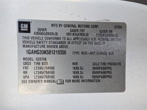 2008 Chevrolet Express LS 3500