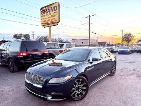 2017 Lincoln Continental for sale at Grand Auto Sales in Tampa FL