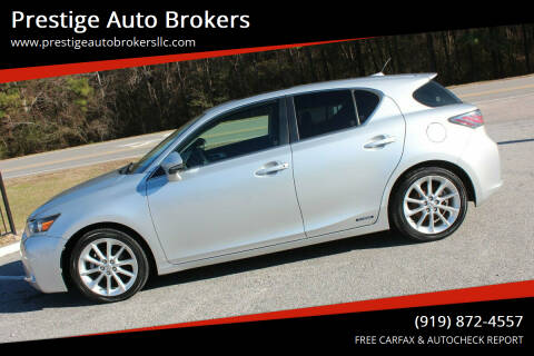 2013 Lexus CT 200h for sale at Prestige Auto Brokers in Raleigh NC