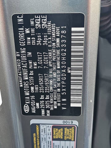 2017 Kia Sorento LX