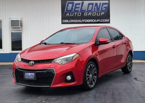 2015 Toyota Corolla for sale at DeLong Auto Group in Tipton IN