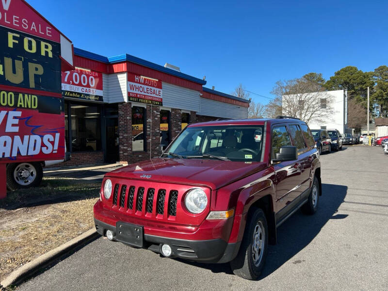 2013 Jeep Patriot for sale at HW Auto Wholesale in Norfolk VA