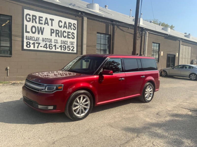 2018 Ford Flex for sale at BARCLAY MOTOR COMPANY in Arlington TX