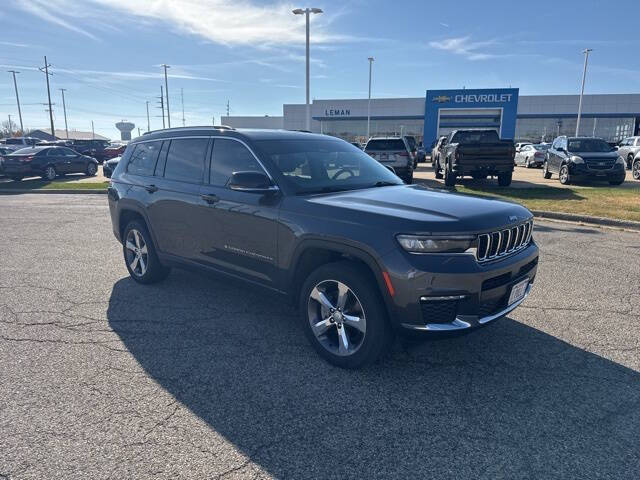 Used 2021 Jeep Grand Cherokee L Limited with VIN 1C4RJKBG8M8162234 for sale in Bloomington, IL