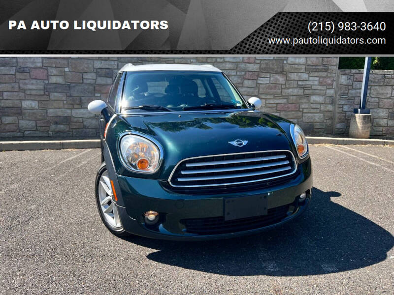2012 MINI Cooper Countryman for sale at PA AUTO LIQUIDATORS in Huntingdon Valley PA