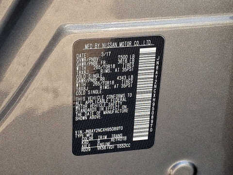 2017 Nissan Armada SV