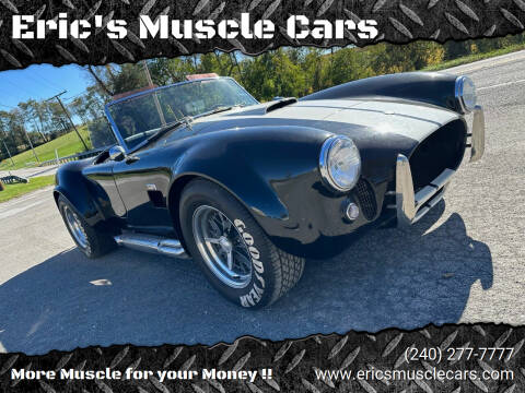 Shelby Cobra For Sale in Clarksburg, MD - Eric's Muscle Cars