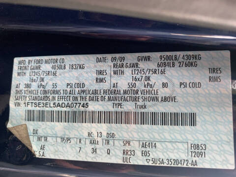 2010 Ford E-Series E-350 SD