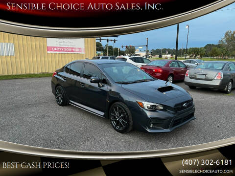 2018 Subaru WRX for sale at Sensible Choice Auto Sales, Inc. in Longwood FL