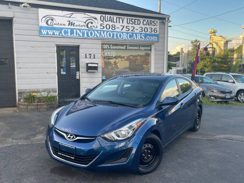 2016 Hyundai Elantra for sale at Clinton MotorCars in Shrewsbury MA