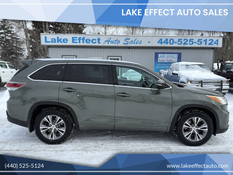 2014 Toyota Highlander for sale at Lake Effect Auto Sales in Chardon OH