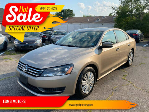 2015 Volkswagen Passat for sale at EGMB MOTORS in Midlothian VA