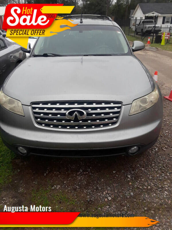 2004 Infiniti FX35 for sale at Augusta Motors in Augusta GA