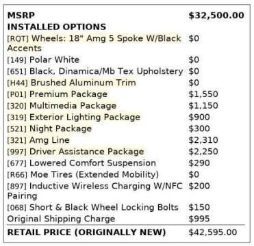 2019 Mercedes-Benz A-Class A 220