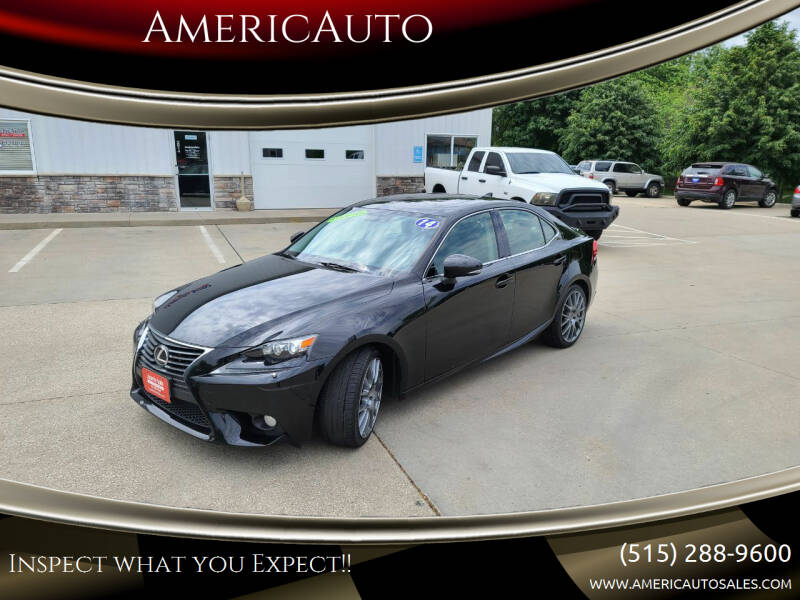 2014 Lexus IS 250 for sale at AmericAuto in Des Moines IA