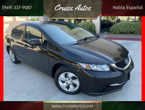 2014 Honda Civic for sale at Cruise Autos in Corona CA