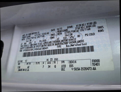 2013 Ford E-Series