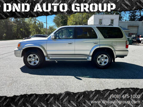 2001 Toyota 4Runner for sale at DND AUTO GROUP in Belvidere NJ