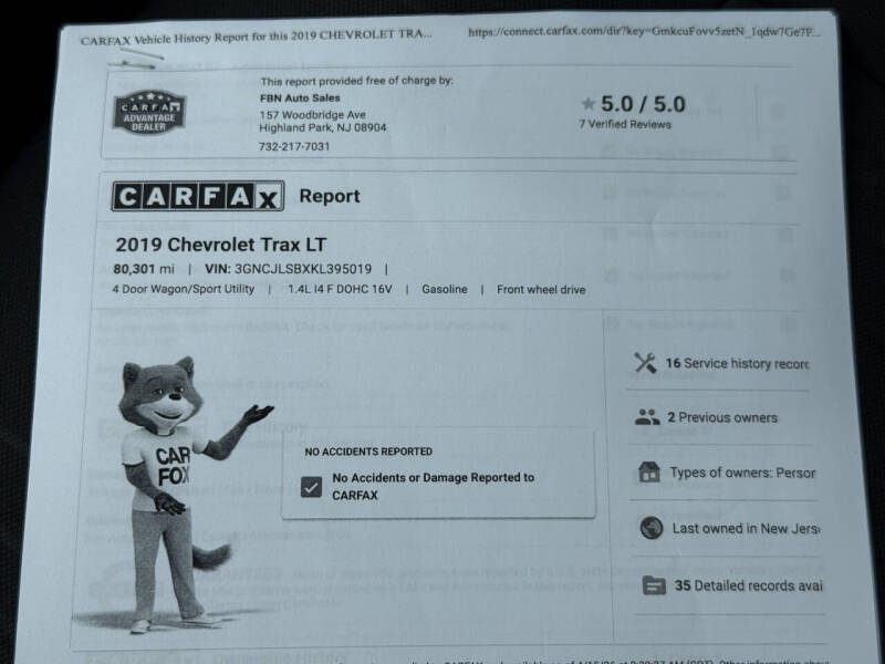 2019 Chevrolet Trax LT