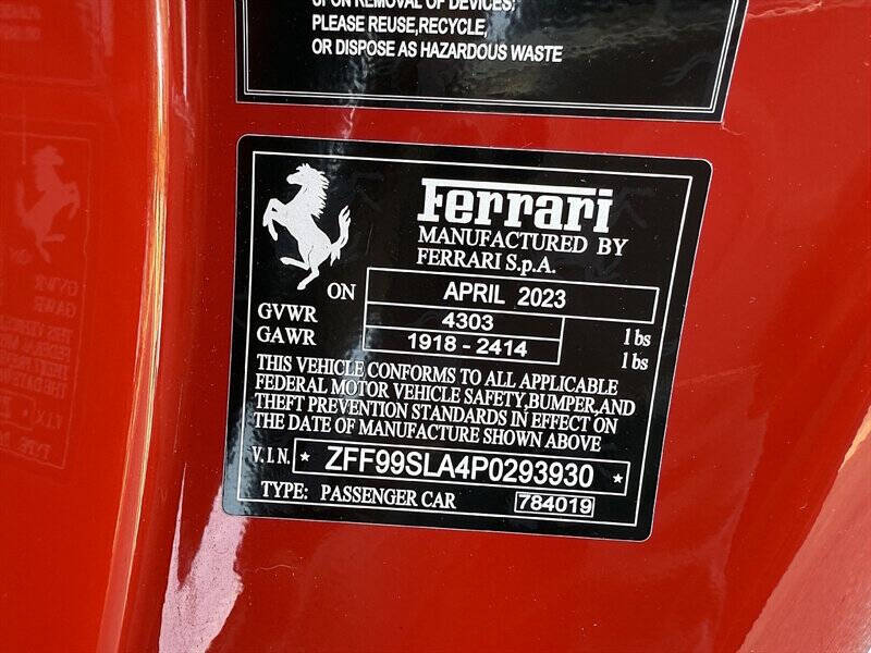 2023 Ferrari 296 GTB 23