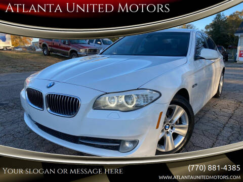 2013 BMW 5 Series for sale at Atlanta United Motors in Jefferson GA