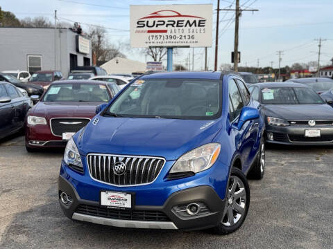 2013 Buick Encore for sale at Supreme Auto Sales in Chesapeake VA