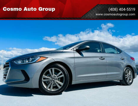 2018 Hyundai Elantra for sale at Cosmo Auto Group in San Jose CA
