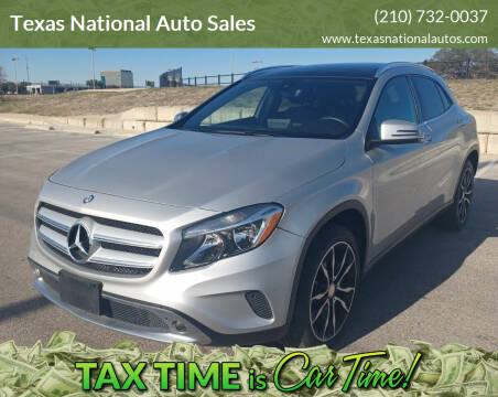 2016 Mercedes-Benz GLA for sale at Texas National Auto Sales in San Antonio TX