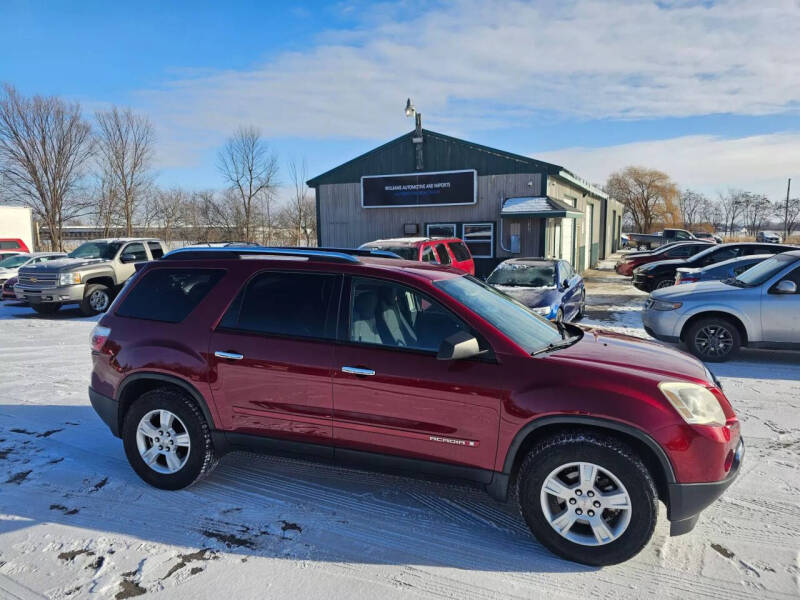 2008 GMC Acadia for sale at WILLIAMS AUTOMOTIVE AND IMPORTS LLC in Neenah WI