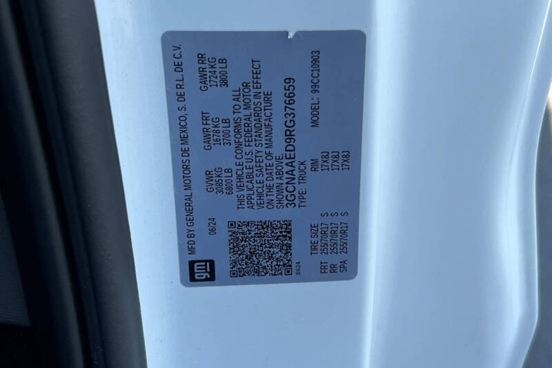 2024 Chevrolet Silverado 1500 Work Truck