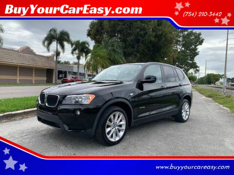 2013 BMW X3 for sale at BuyYourCarEasy.com in Hollywood FL