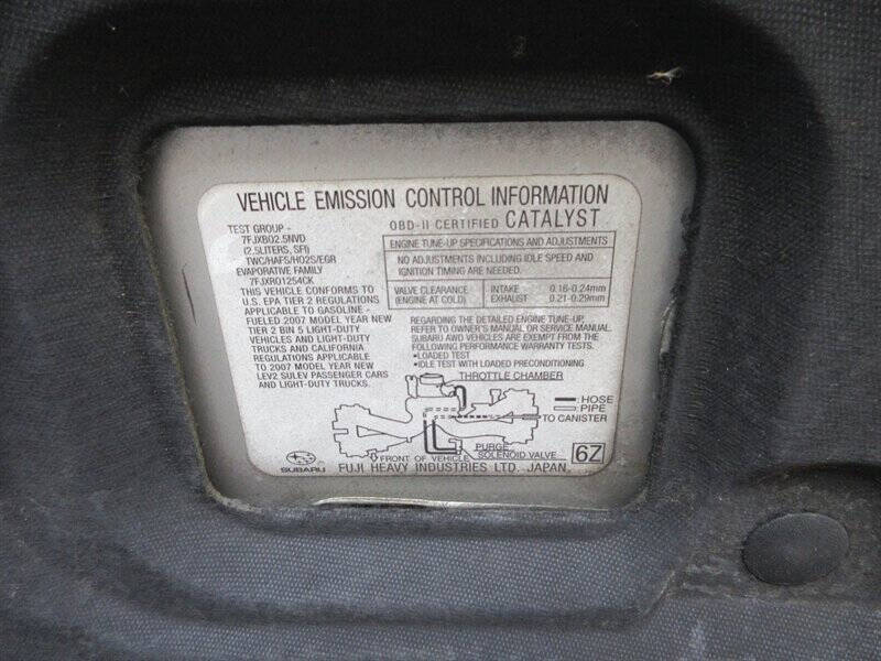 2007 Subaru Outback 2.5i Limited