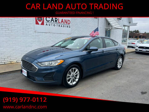 2019 Ford Fusion for sale at CAR LAND  AUTO TRADING in Raleigh NC