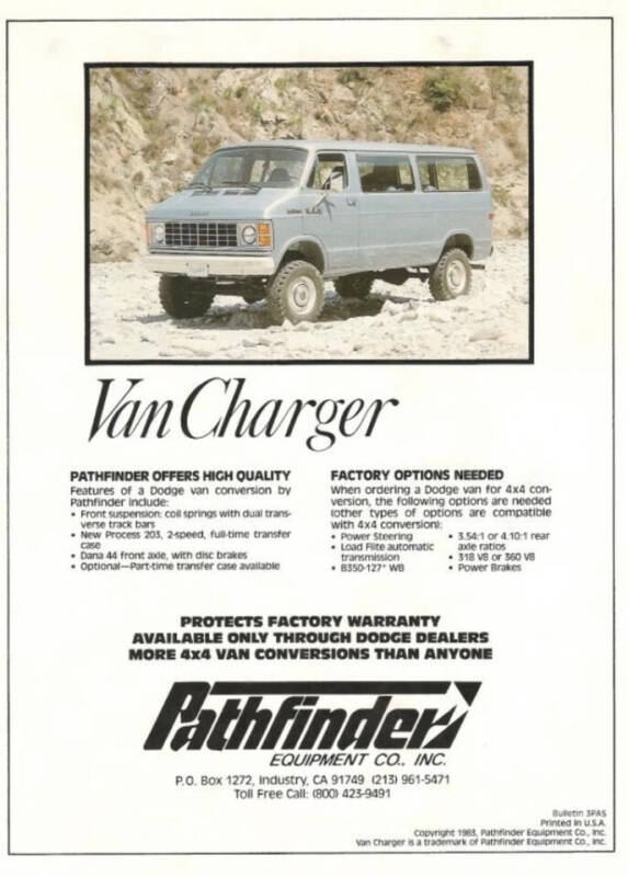 1984 RAM VANCHARGER 4X4