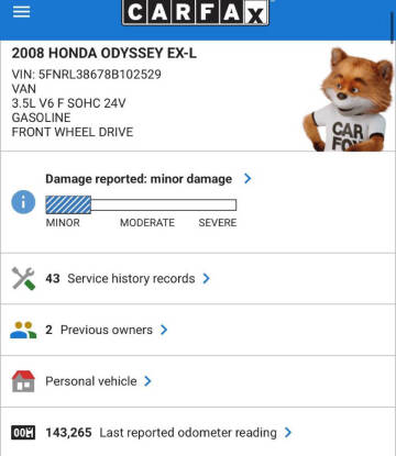 2008 Honda Odyssey EX-L