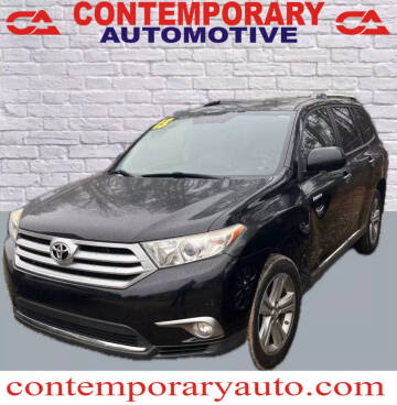 2013 Toyota Highlander for sale at Contemporary Auto in Tuscaloosa AL